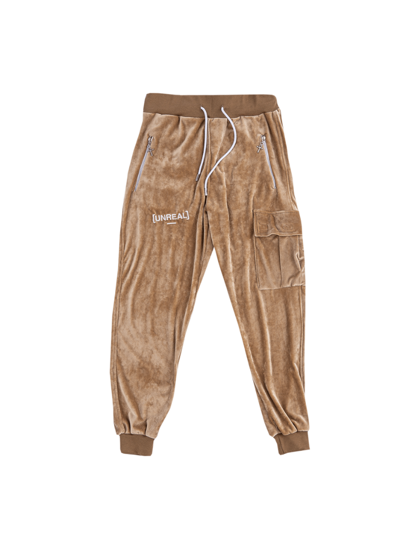 PLUSH JOGGING PANTS - Sand