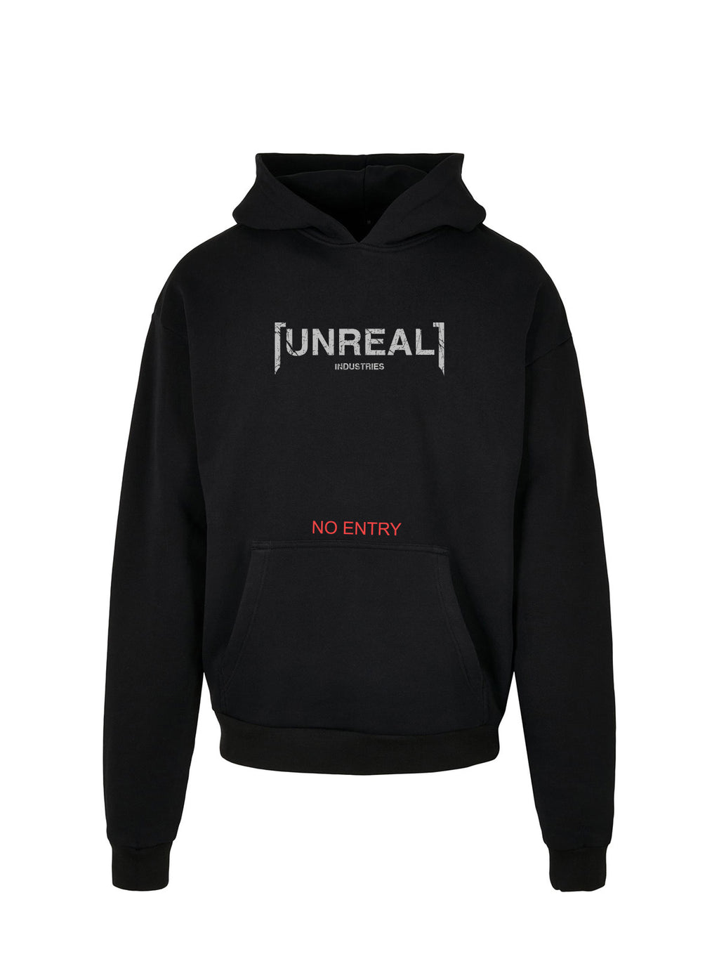 UNREAL No Entry Hoodie Jet Black