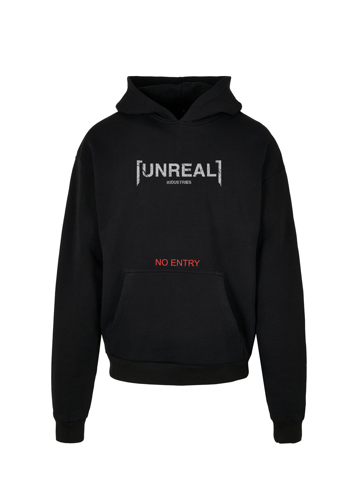 UNREAL No Entry Hoodie Jet Black