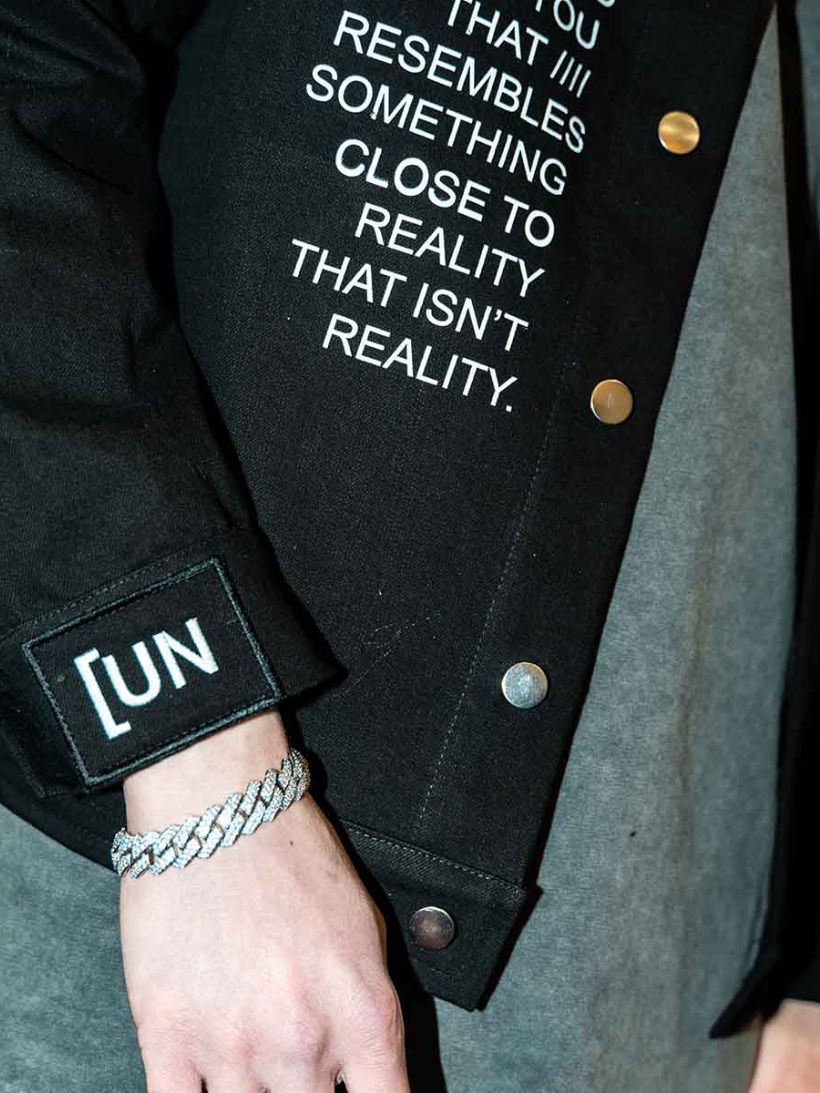 UNREAL Denim jacket / black V2 - [UNREAL] Industries