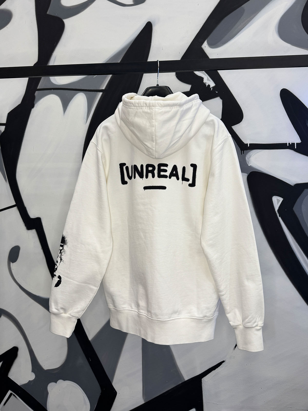 UNREAL Off White Custom Zipup Size S