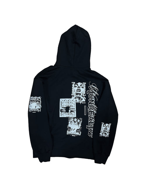 Patched Split Signal Hoodie SEASON X