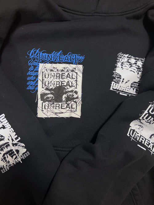 Patched Split Signal Hoodie SEASON X