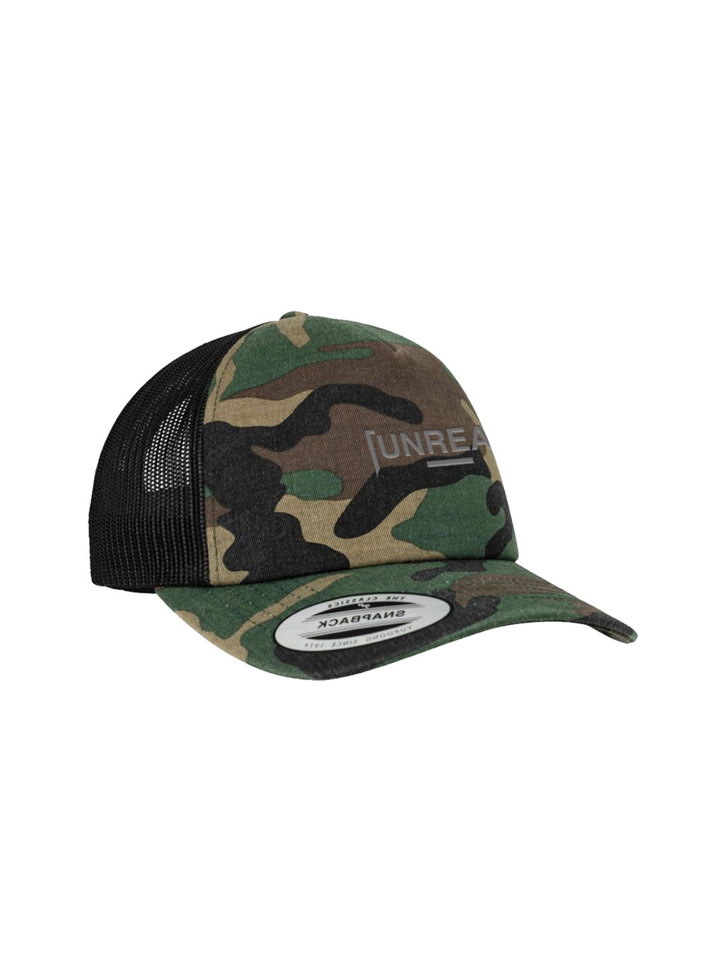 UNREAL Camo Trucker Cap - [UNREAL] Industries