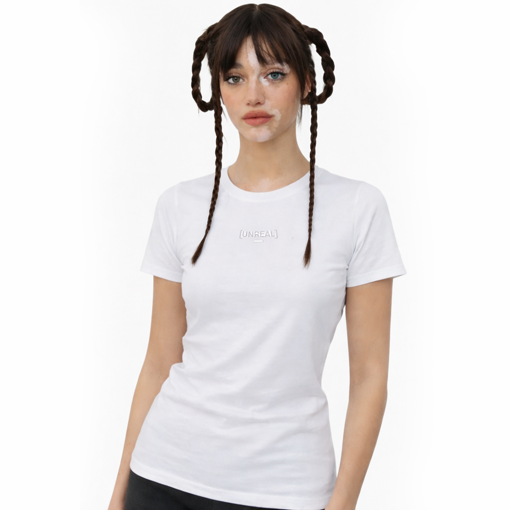 UNREAL CORE WOMEN’S TEE WHITE - [UNREAL] Industries