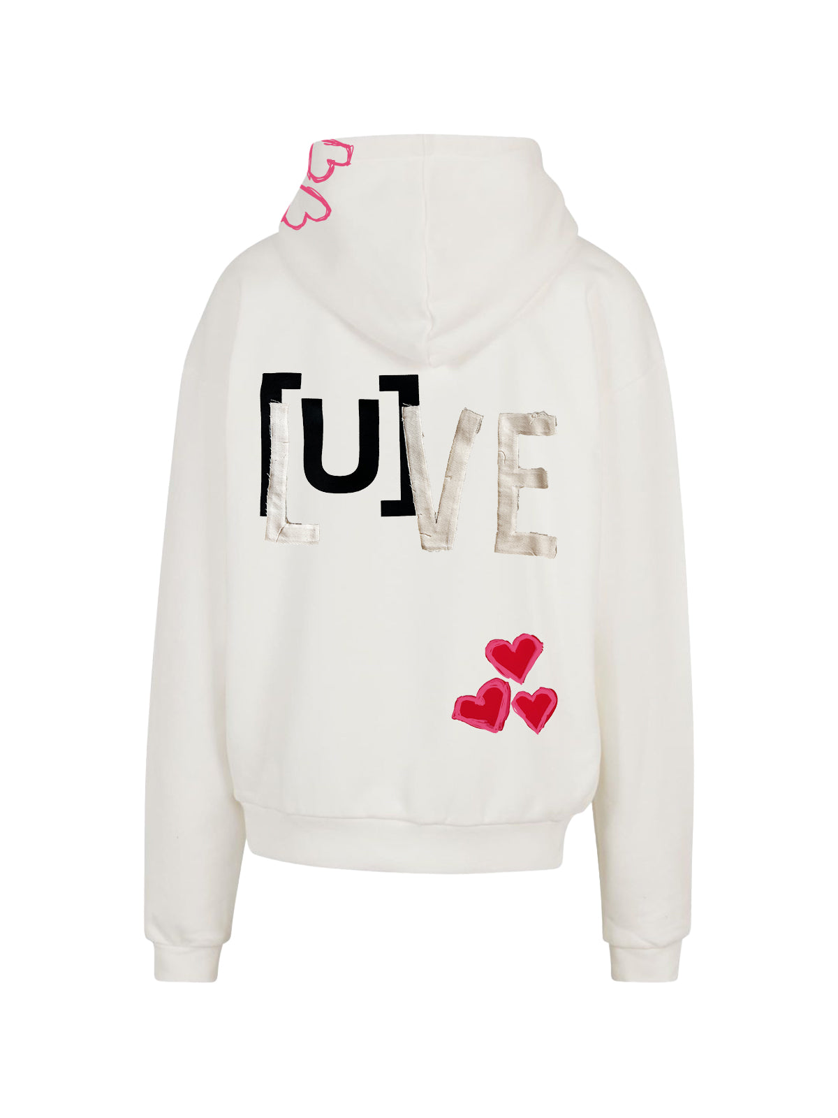 UNREAL LOVE Zip-up Off White - [UNREAL] Industries