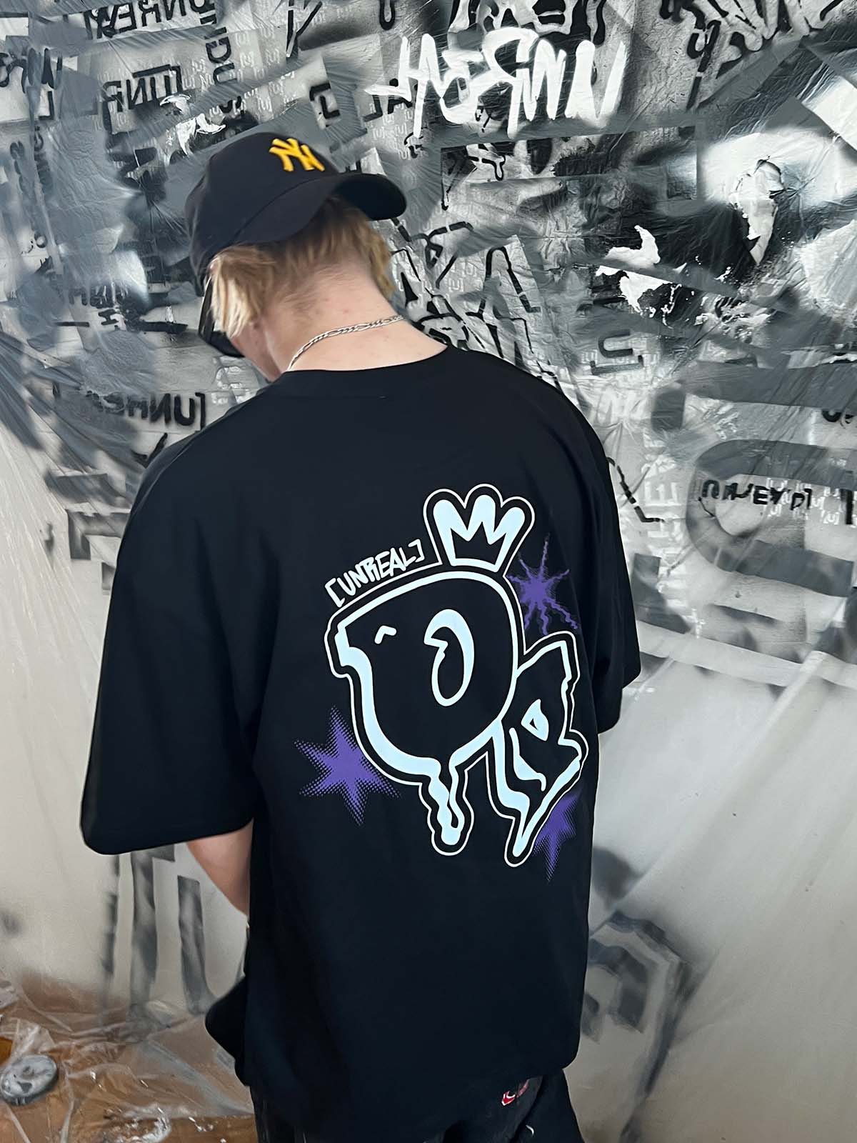 UNREAL OP Tee Black - [UNREAL] Industries