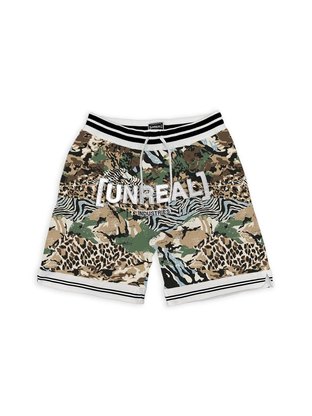 UNREAL Team Shorts 26 Animal Camo