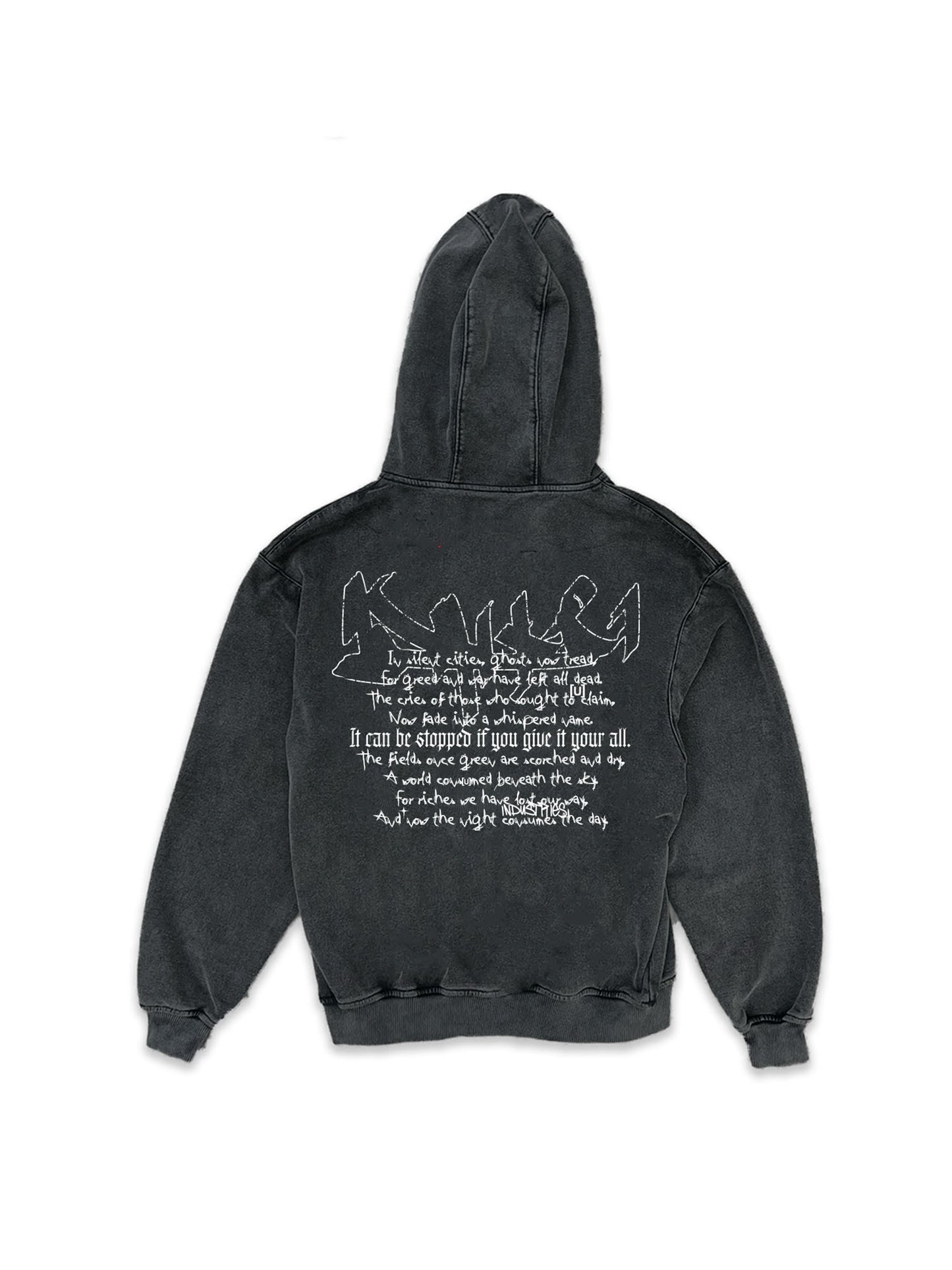 UNREAL Apocalypse Hoodie Washed black