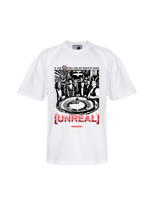 UNREAL Roulette Tee White