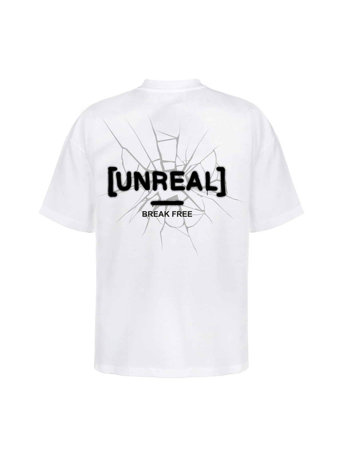 UNREAL NO Photo White Tee