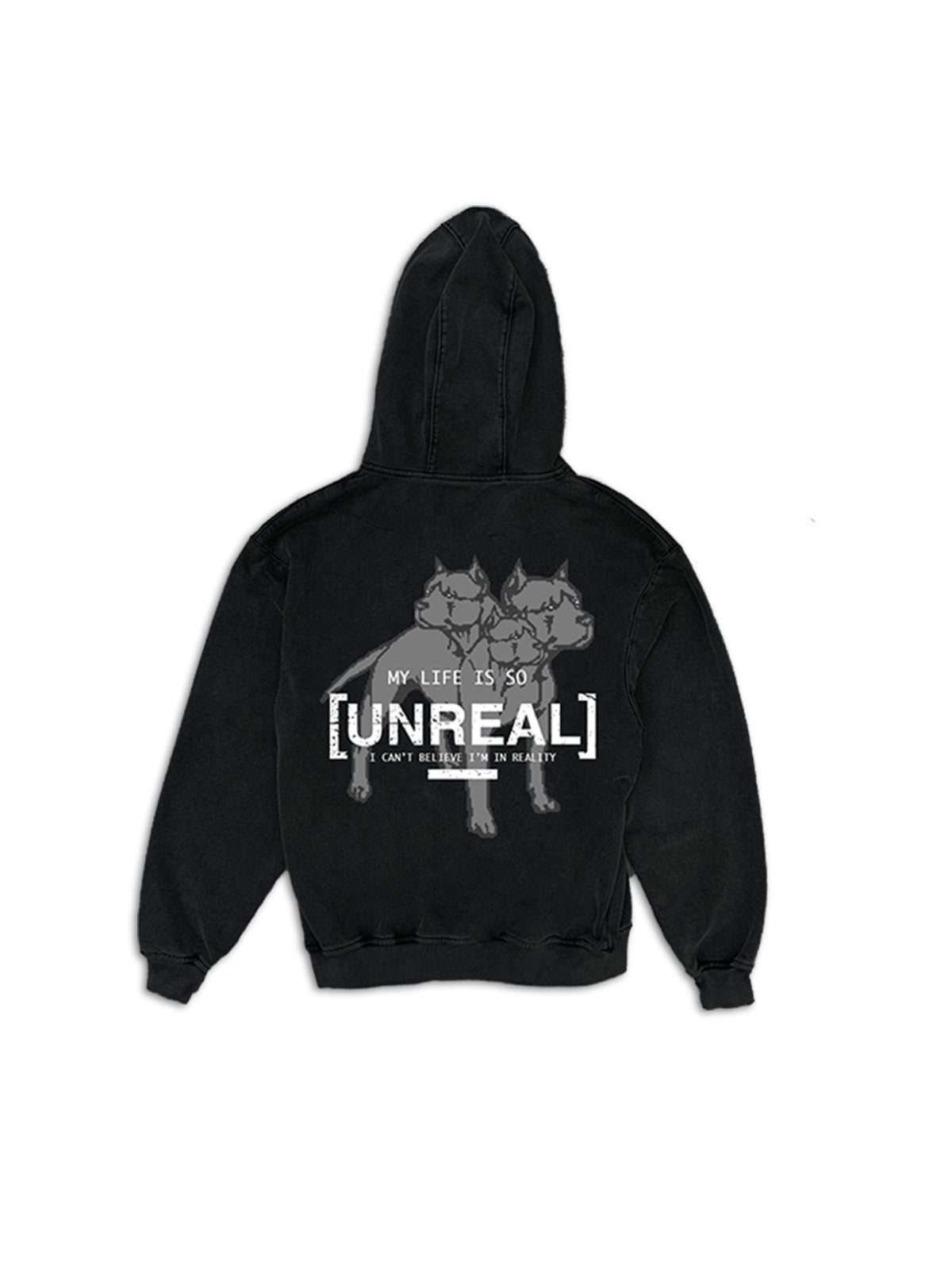 UNREAL Hardcore Signature Hoodie Jet Black