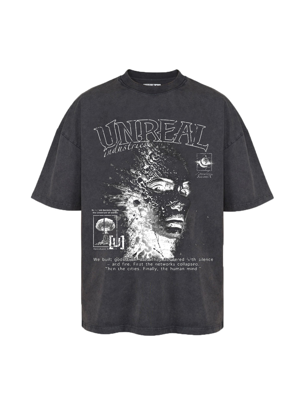 UNREAL Apocalypse Tee Washed - [UNREAL] Industries