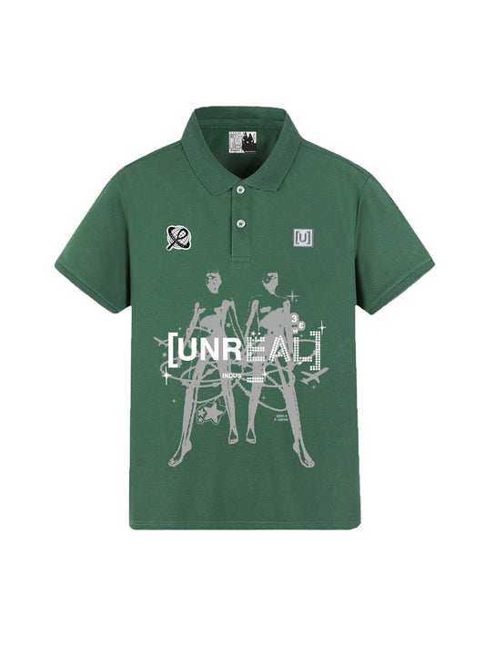 UNREAL Soccer Team Polo Shirt Dollar Green