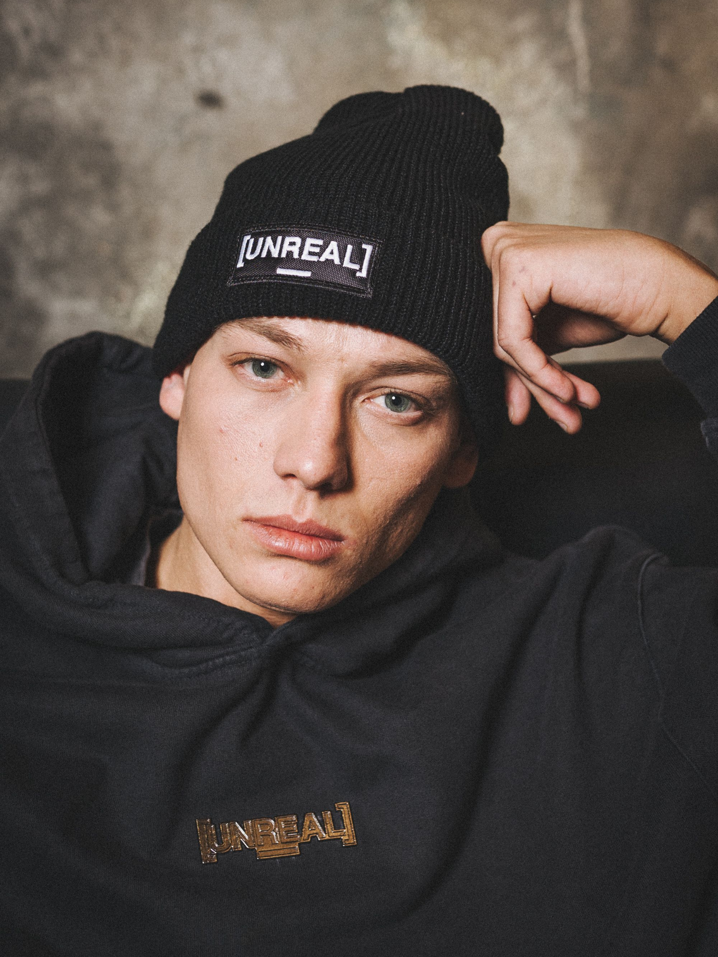 UNREAL Recycled Beanie Black