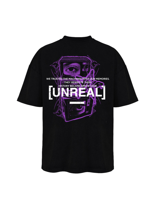 UNREAL Error Machine Tee Black - [UNREAL] Industries