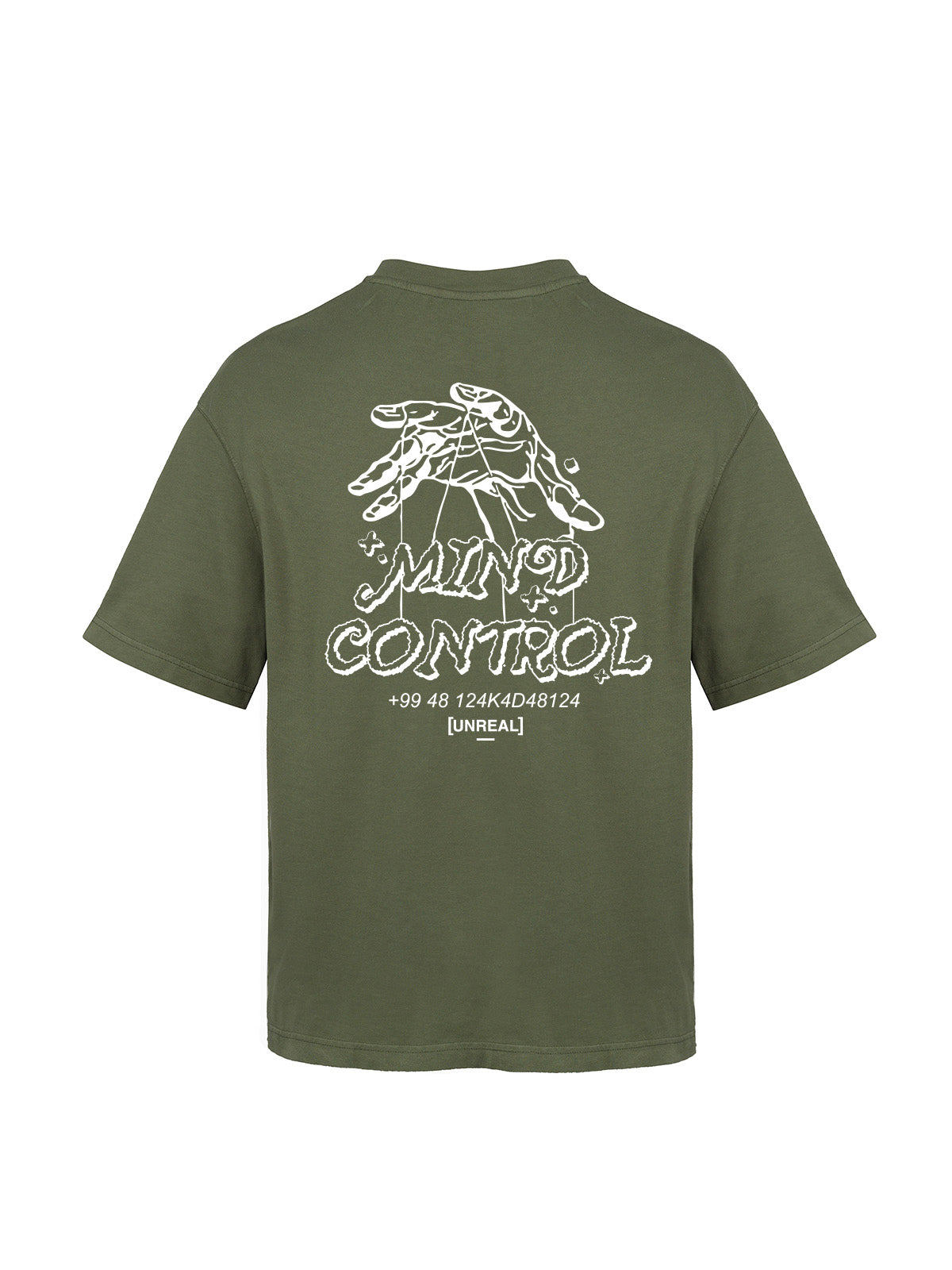 UNREAL Mind Control Tee Dollar Green