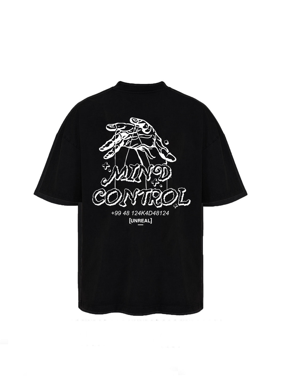 Tricou UNREAL Mind control negru