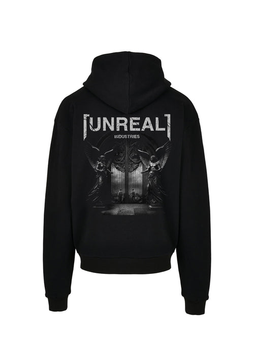 UNREAL No Entry Hoodie Jet Black - [UNREAL] Industries