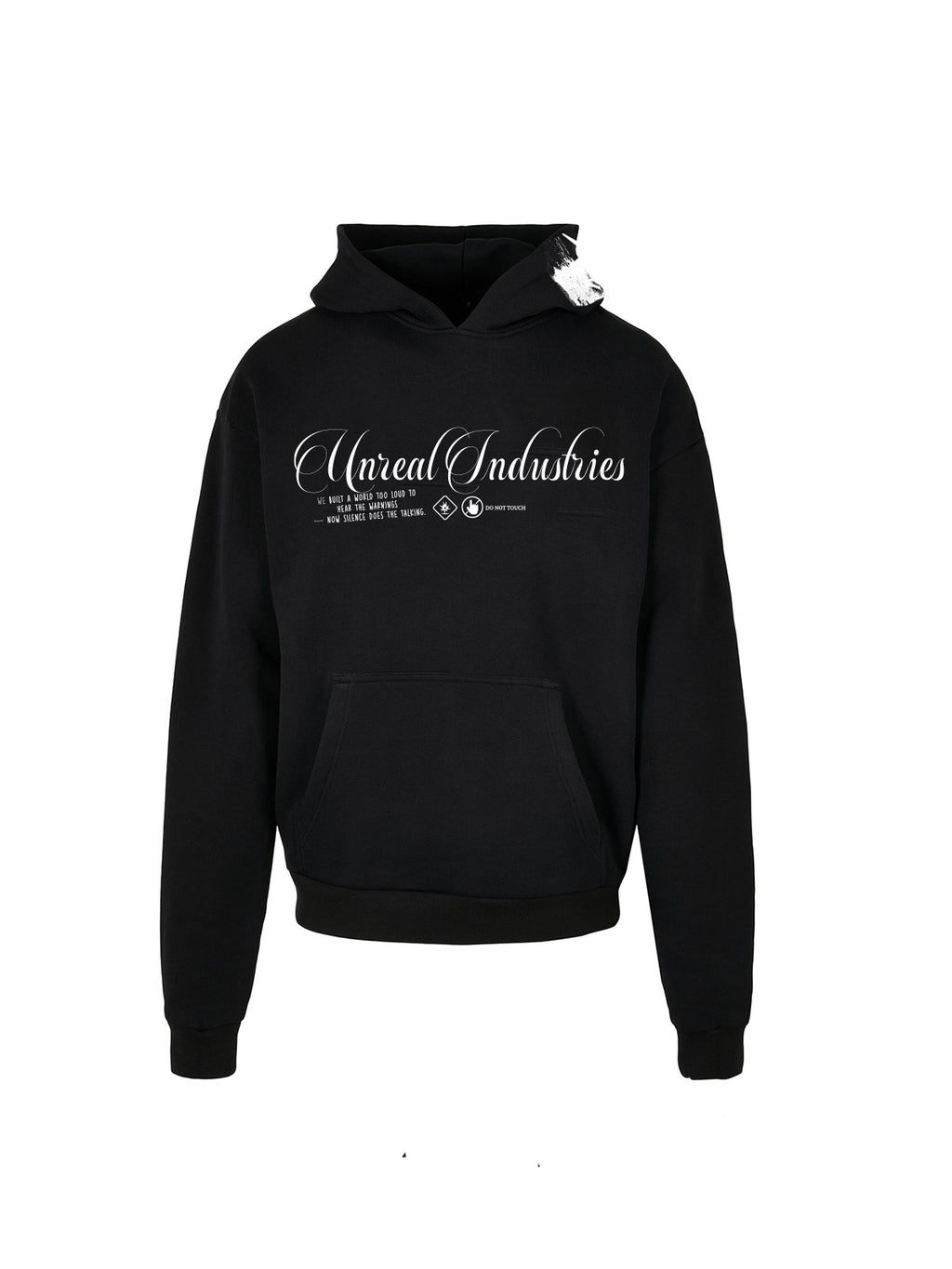 UNREAL Silent Cities Hoodie Jet Black - [UNREAL] Industries