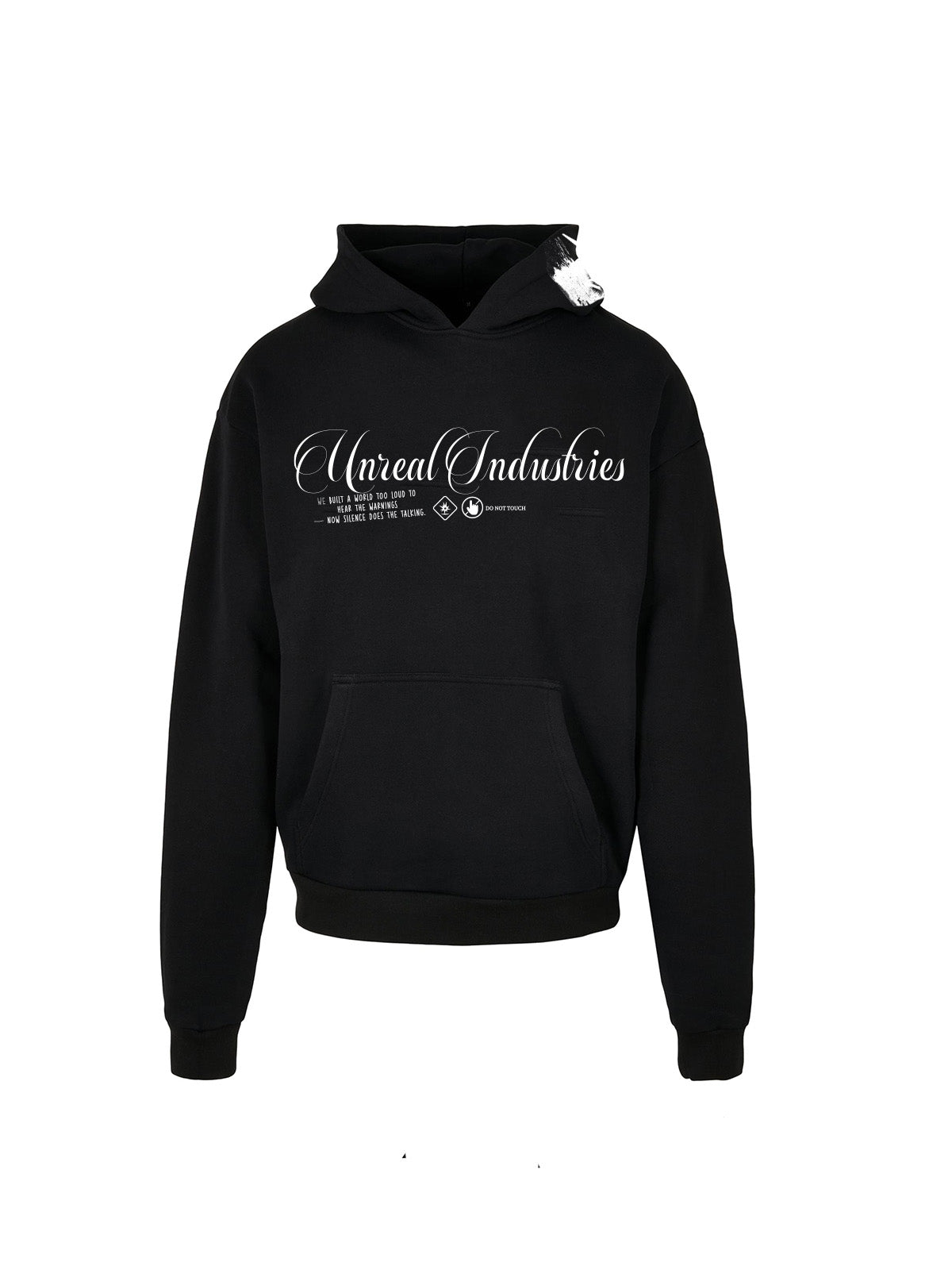 UNREAL Silent Cities Hoodie Jet Black - [UNREAL] Industries