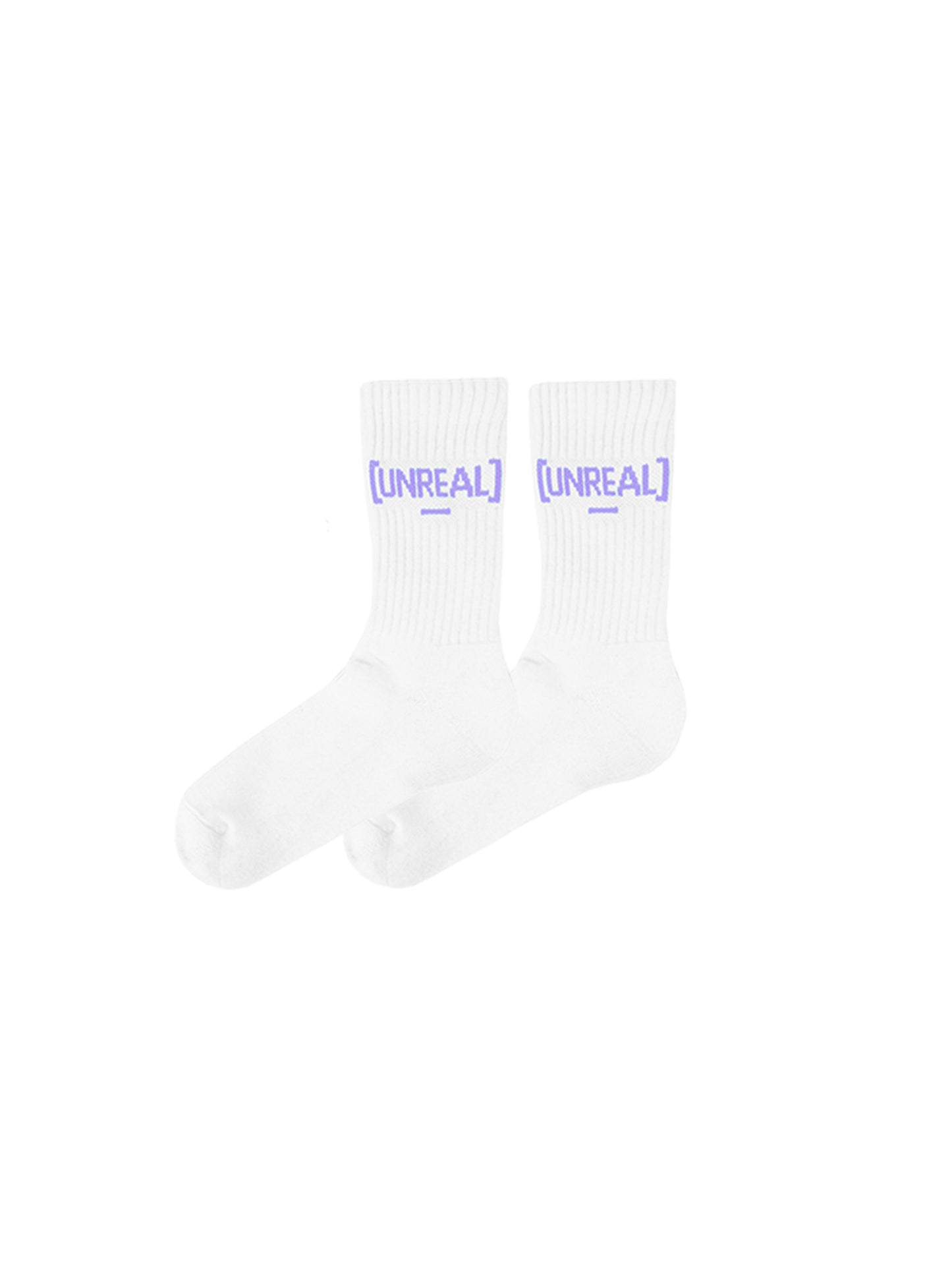 UNREAL logo socks