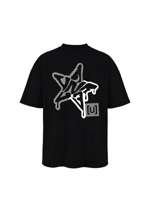 UNREAL Rare Star Tee Jet Black - [UNREAL] Industries