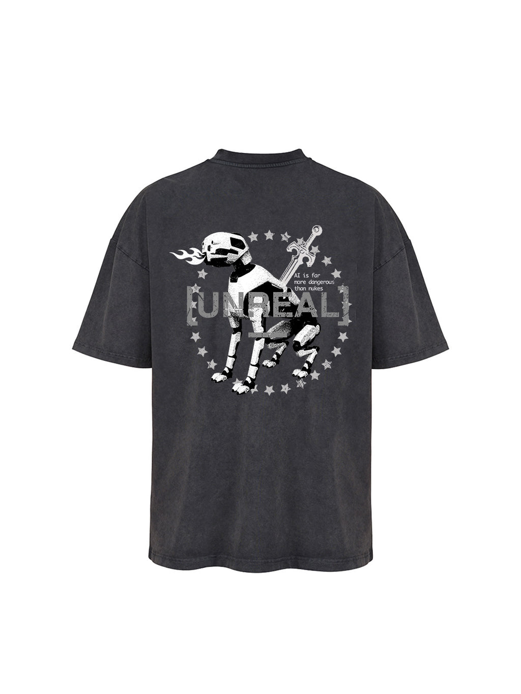 UNREAL ROBODOG Tee Washed - [UNREAL] Industries