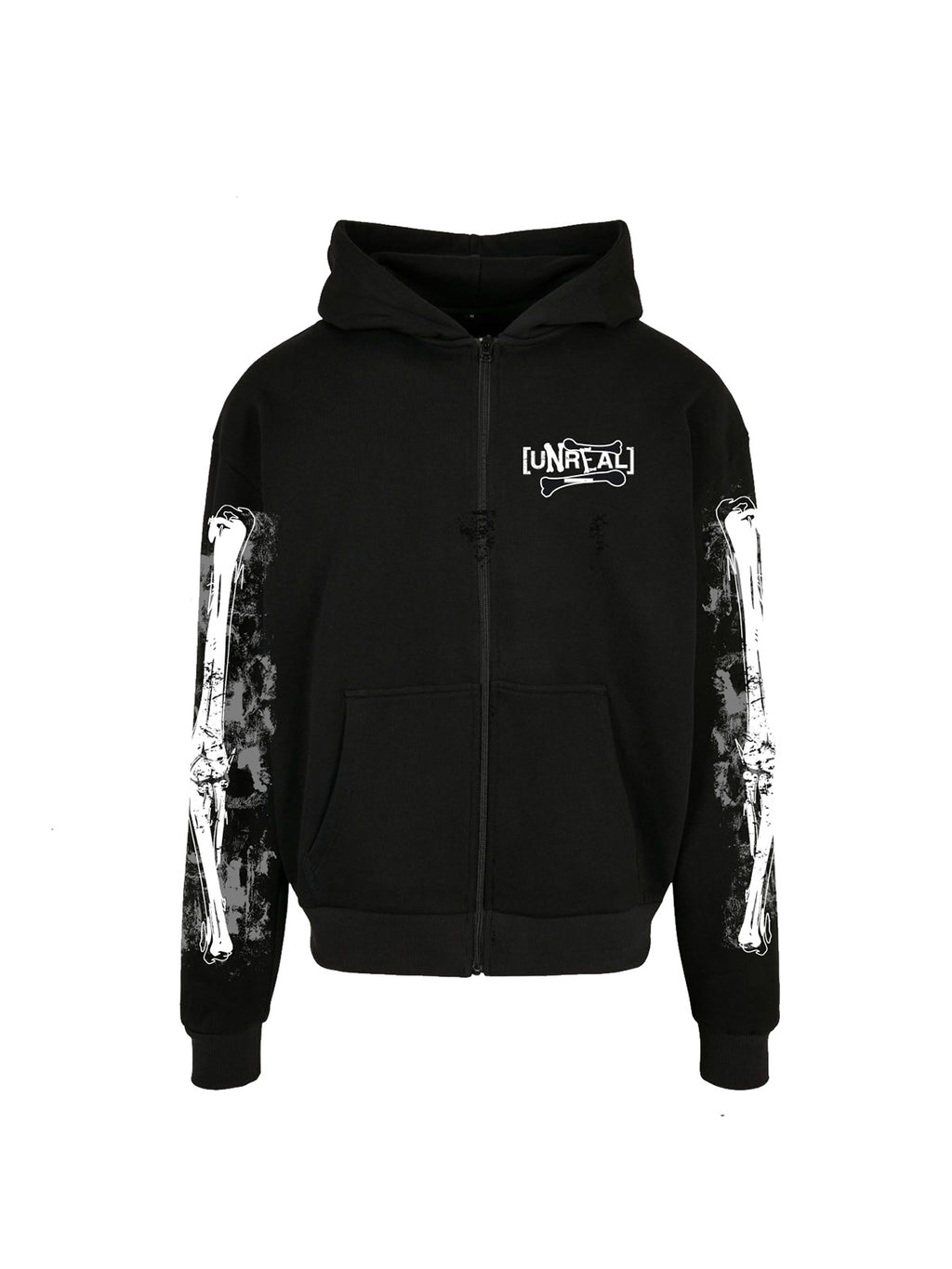 UNREAL Zombi Land Zipup Black - [UNREAL] Industries