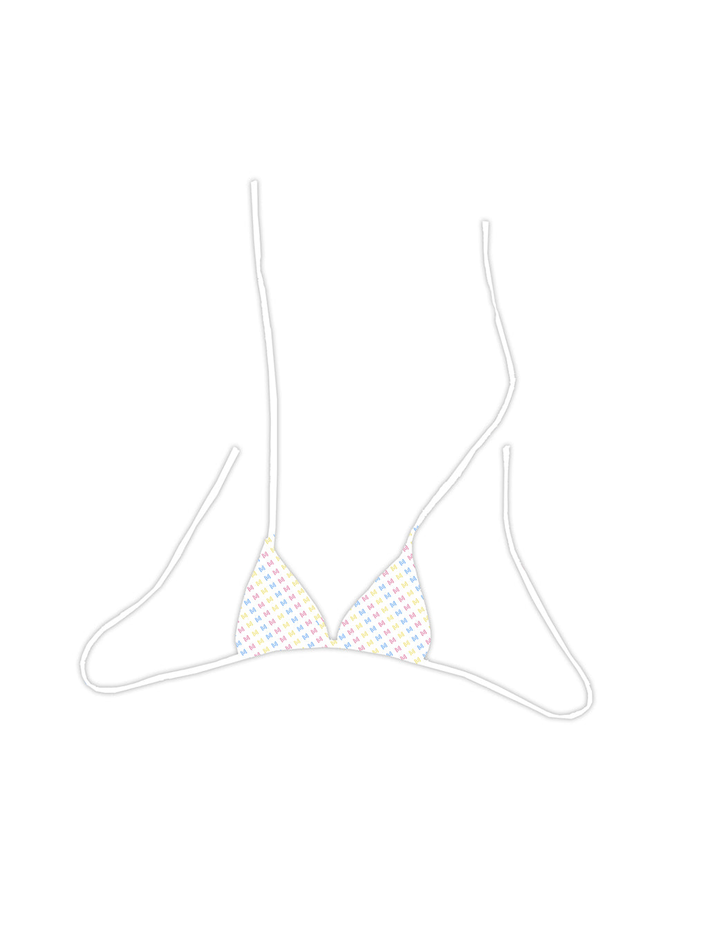 Swim Bra [U] print Multicolour