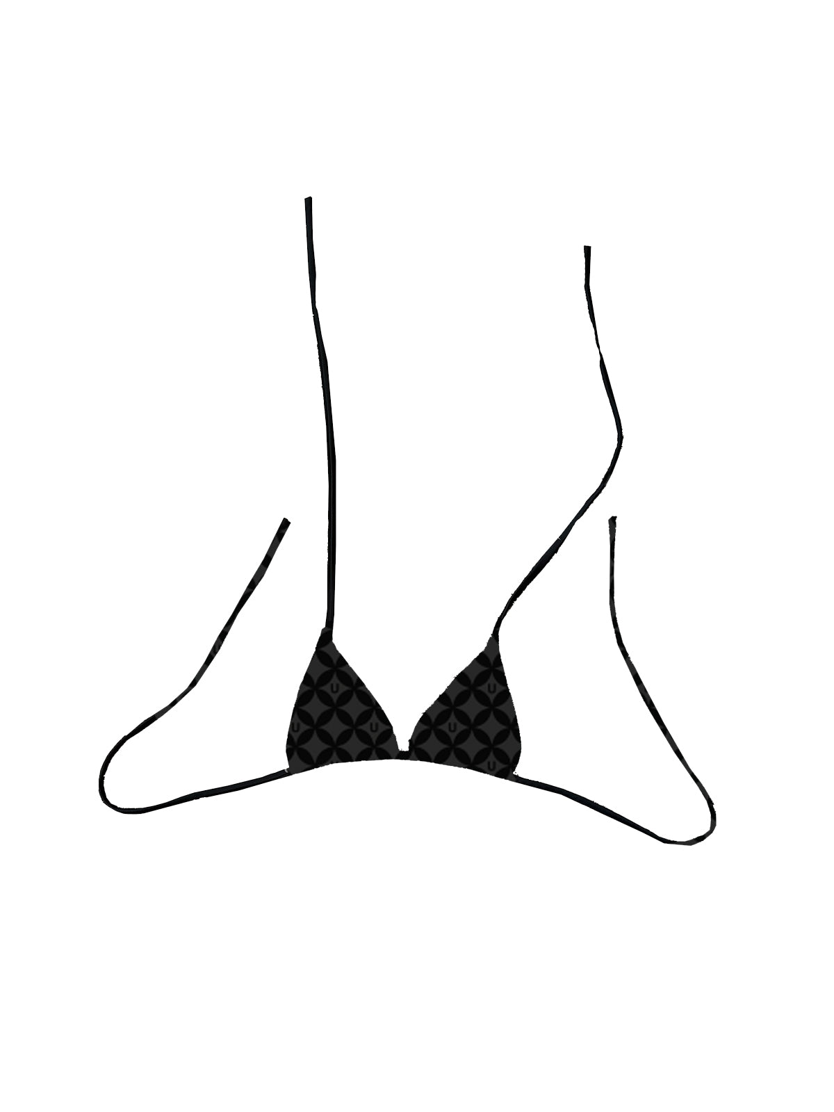 UNREAL Swim Bra Pike Black