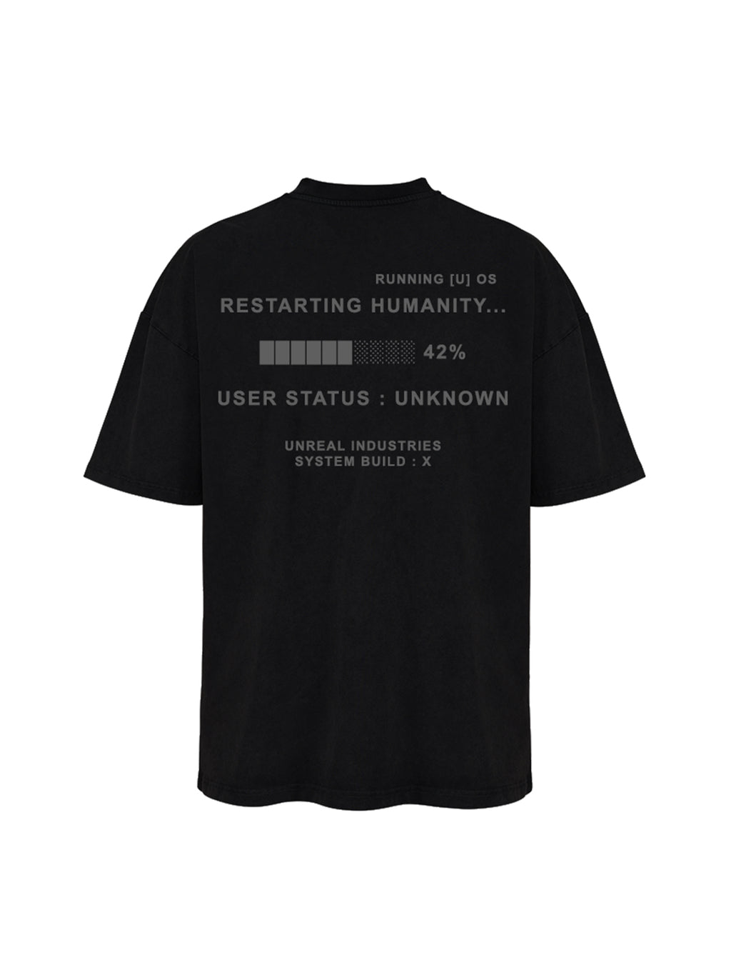 UNREAL System Error Tee Black - [UNREAL] Industries