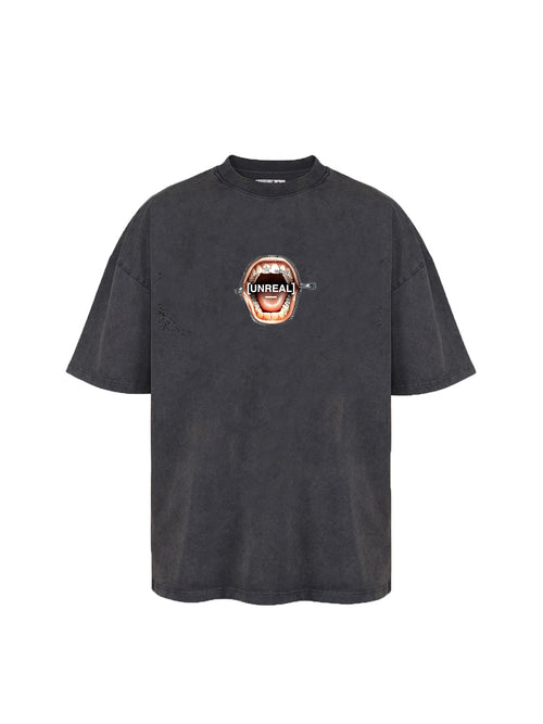 UNREAL ShutUp Tee Washed - [UNREAL] Industries