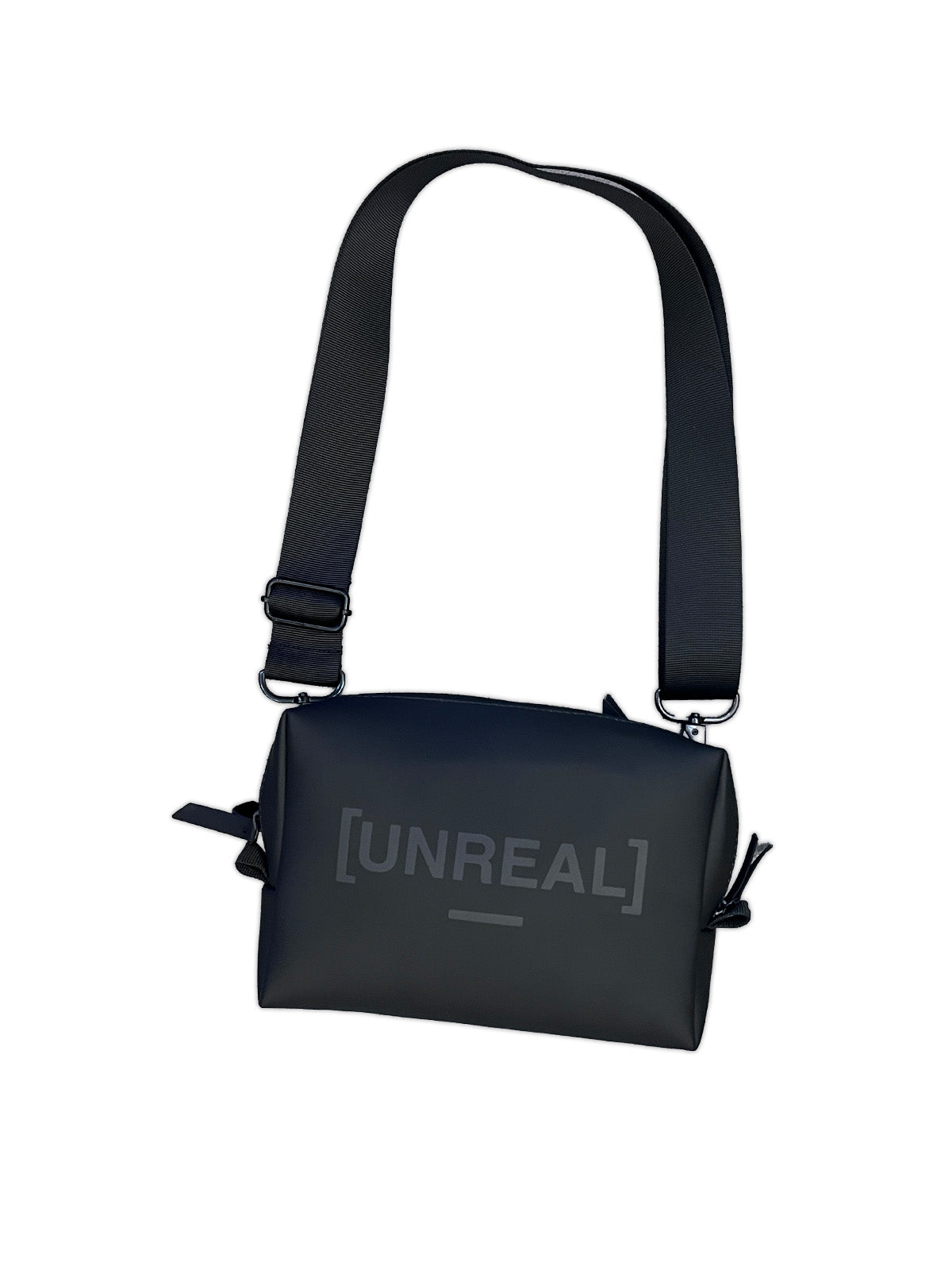 UNREAL geantă neagră rezistentă la apă
