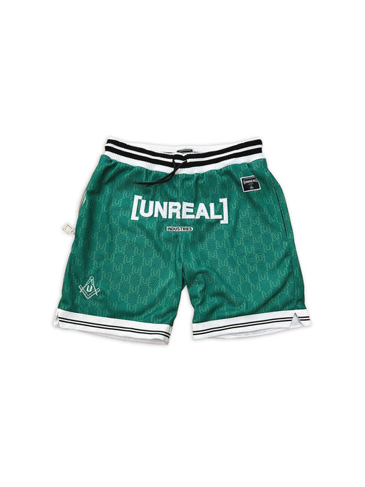 UNREAL Team shorts U Pattern black