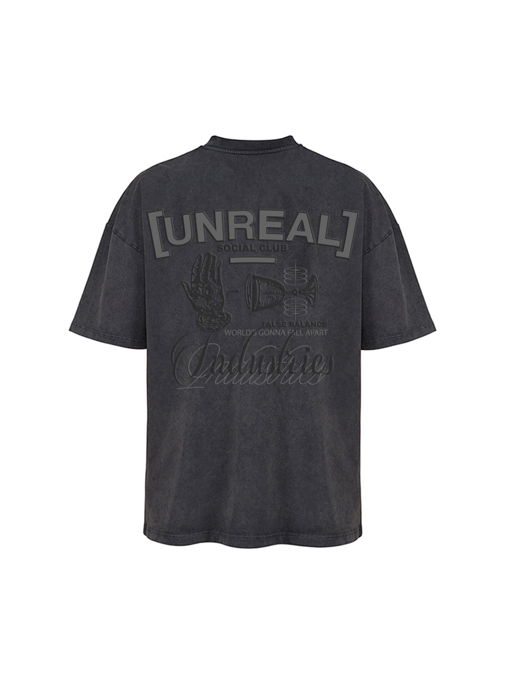 UNREAL False Balance Tee Washed - [UNREAL] Industries