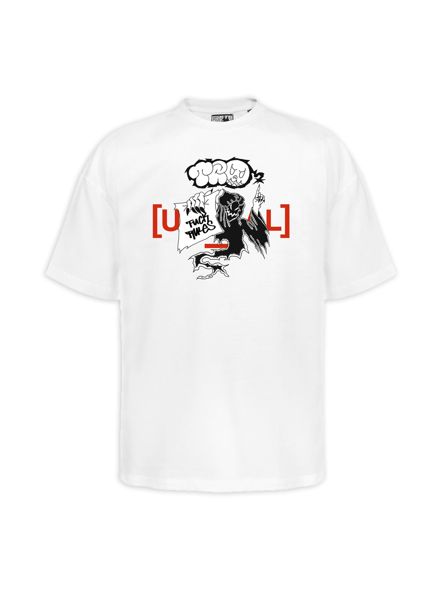 UNREAL x T2O heavyweight cotton T-shirt - Underground Graffiti Design - Made in Portugal.