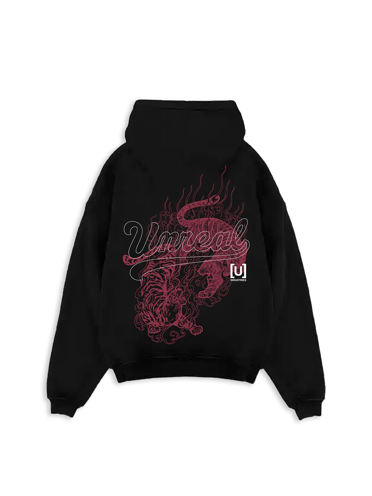 UNREAL UNTAMED Hoodie Jet Black - [UNREAL] Industries