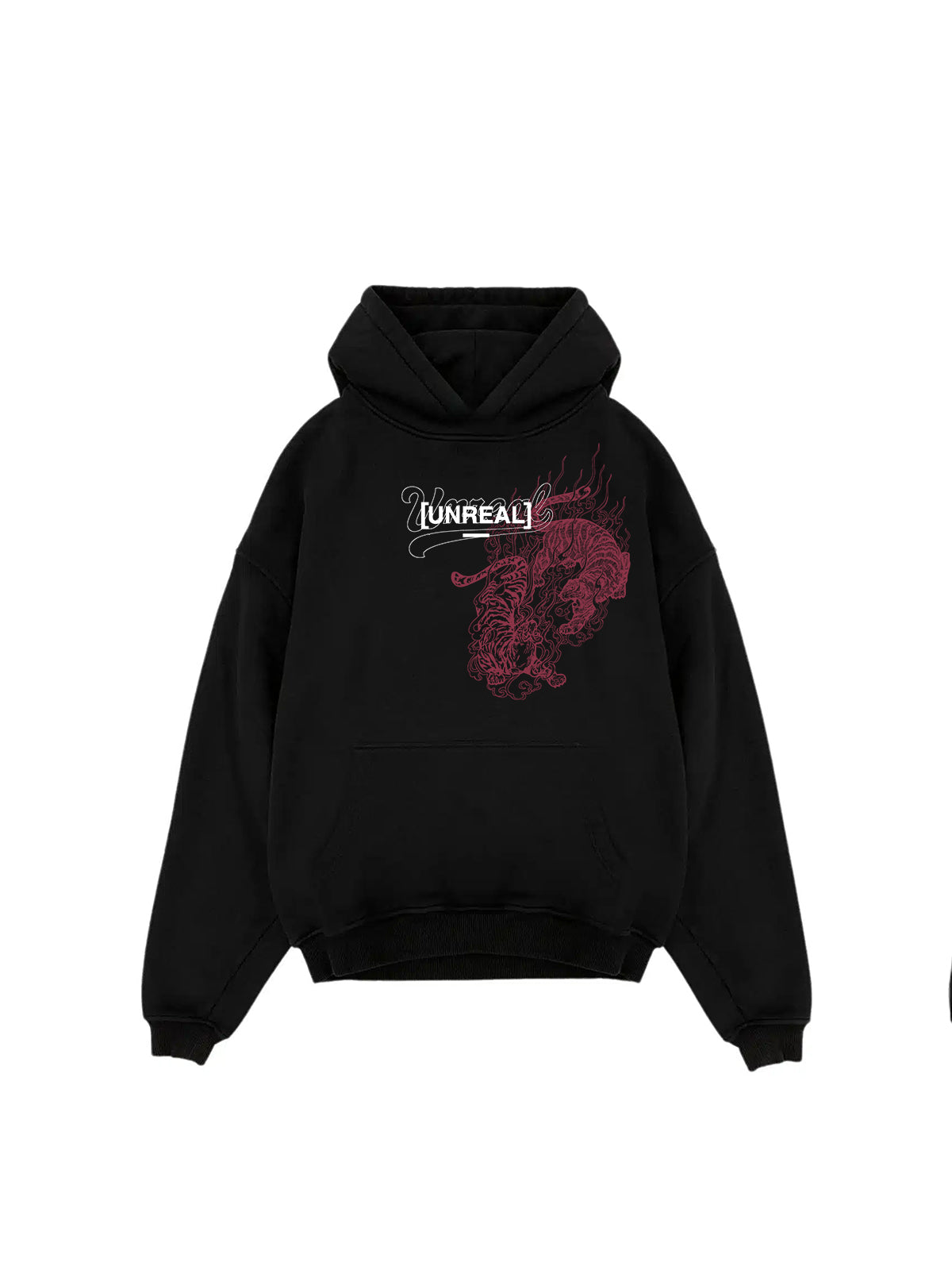 UNREAL UNTAMED Hoodie Jet Black - [UNREAL] Industries