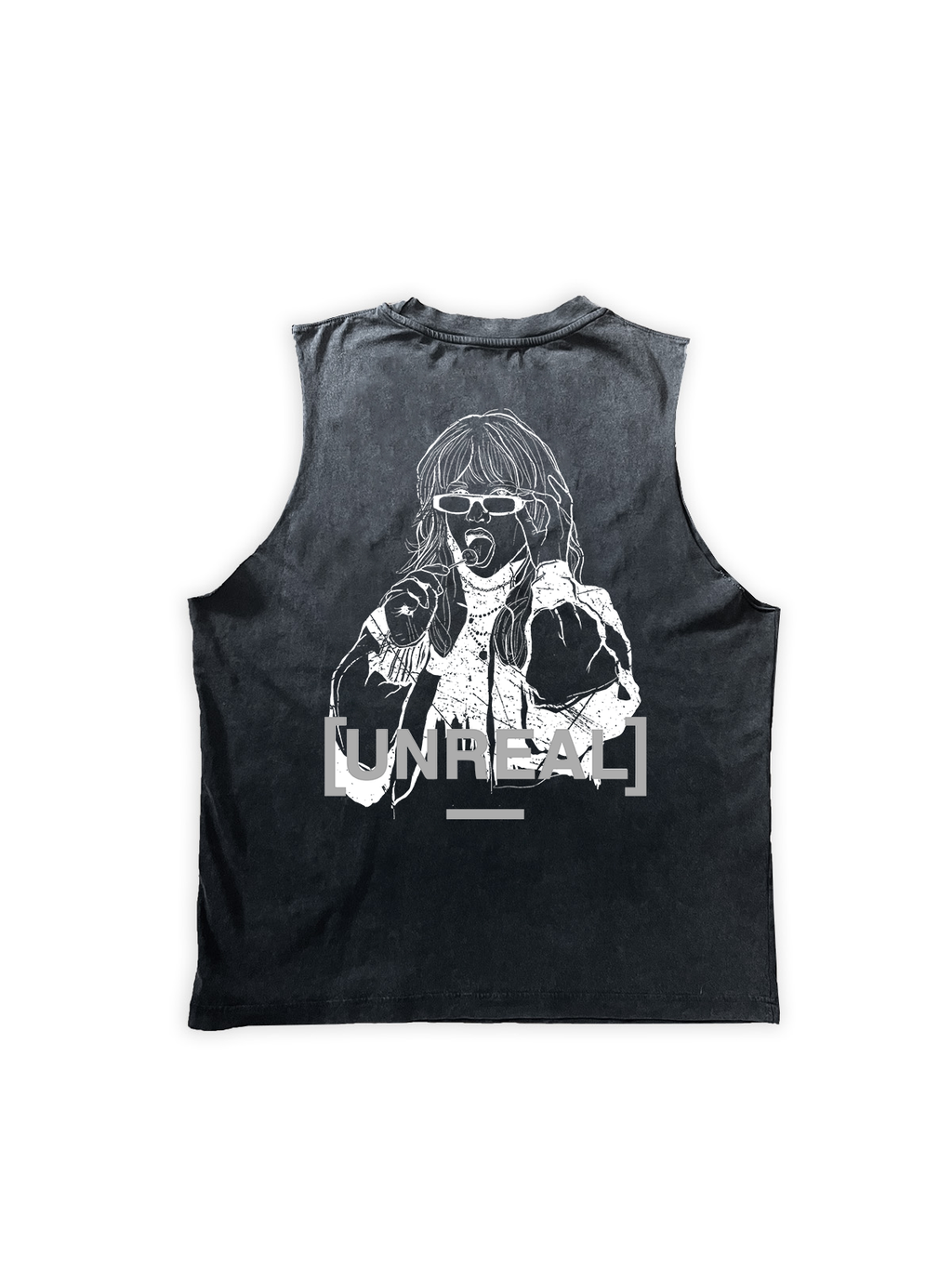 UNREAL Tini Gessler Tank top White Reflective - [UNREAL] Industries
