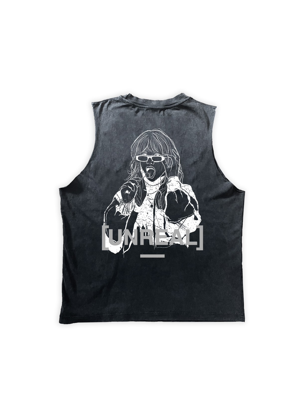 UNREAL Tini Gessler Tank top White Reflective - [UNREAL] Industries
