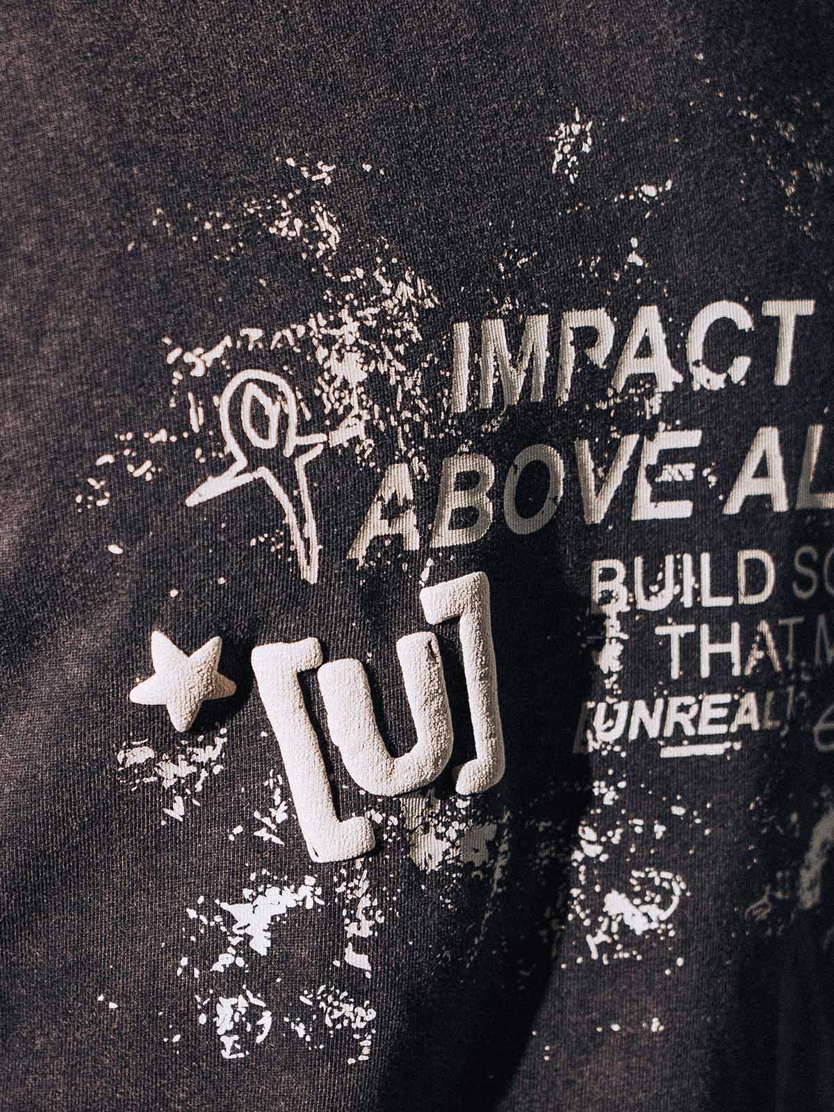 UNREAL IMPACT Tee Washed - [UNREAL] Industries