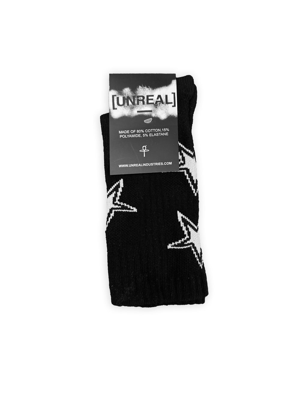 UNREAL - șosete cu logo negru/alb